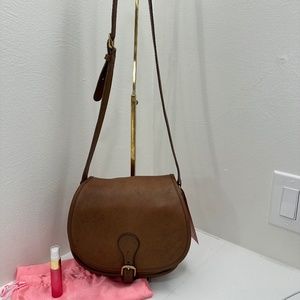 Vintage Coach Brown "Saddle" Bag circa 1970s